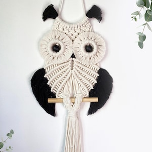 Macrame Owl Pattern, Macrame Wall hanging PDF tutorial for beginners