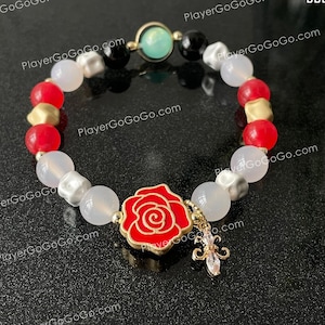Honkai: Star Rail Argenti Bracelet Length Customizable, Natural Gemstone Made Argenti HSR Jewelry Gift
