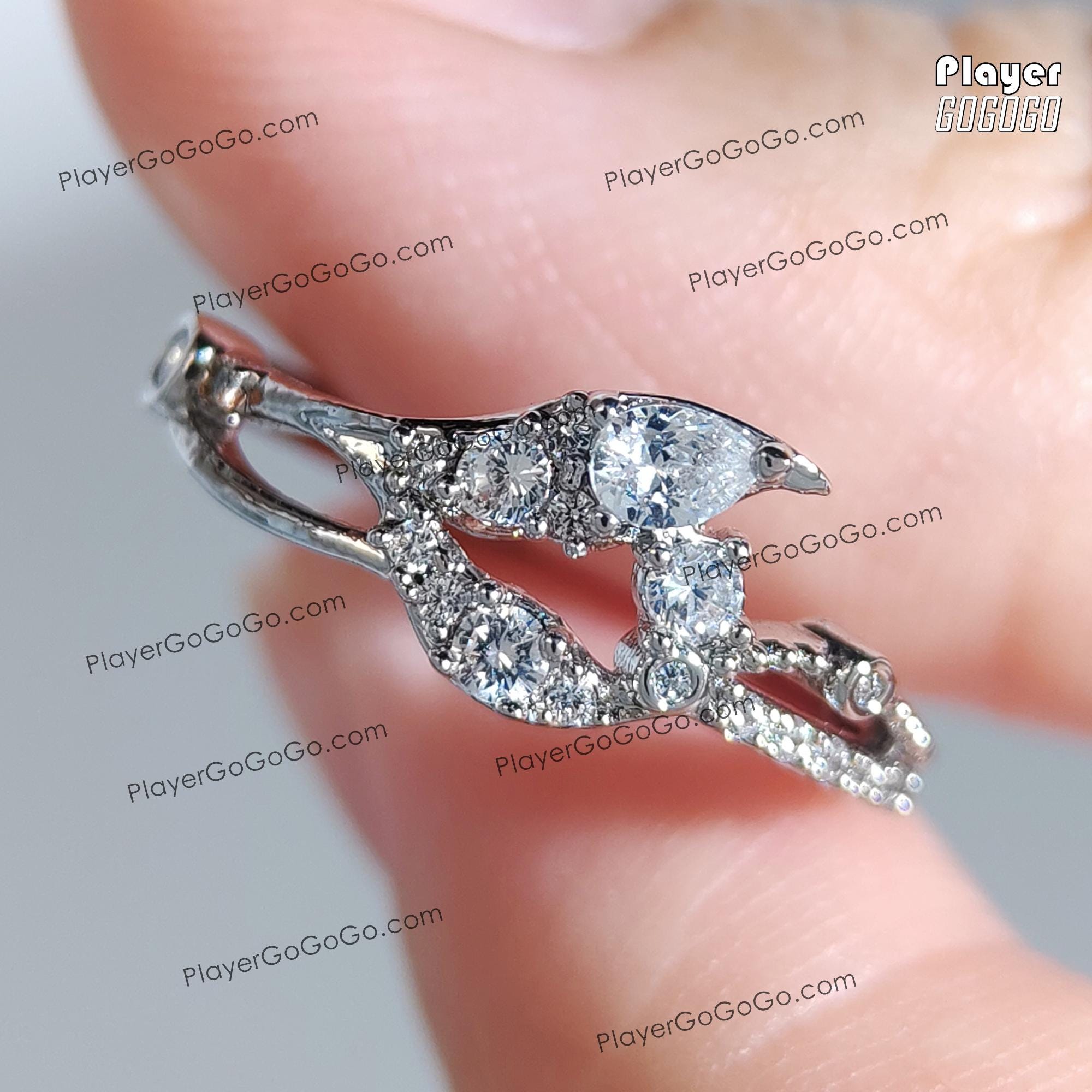 Copper/silver Made Love and Deepspace Wedding Ring Caleb, Sylus