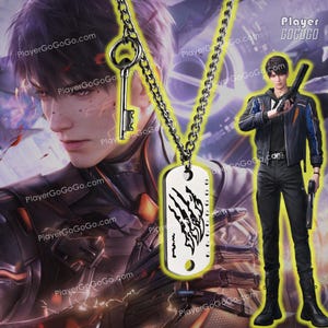 Love and Deepspace Caleb Key Pendant Necklace, LAD Caleb Accessories 夏以昼 戀與深空