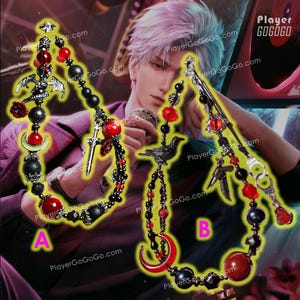 Love and Deepspace Sylus Phone Charm, LADS Sylus Fanart Accessories 秦徹 戀與深空 シン 진운
