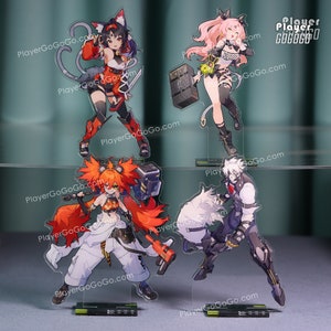 Zenless Zone Zero Standees of All Characters, Figures of Nicole, Grace, Ben, Anton, Koleda, Von Lycaon, Pulchra, Soldier 11, Ellen