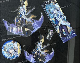 Honkai: Star Rail Sunday Art Print- Standee, Keychain, Shaker Ticket, Badge