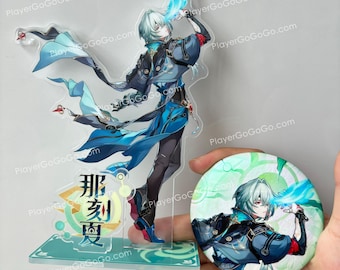 Honkai: Star Rail Anaxa Art Print - Standee, Chaveiro, Shaker Charm, Distintivo, Cartão Holográfico, Anaxa HSR アナイクス 아낙사