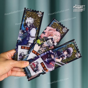 High-Quality Zenless Zone Zero Shaker Ticket, Figures Von Lycaon, Ellen Joe, Nicole, Corin Wickes