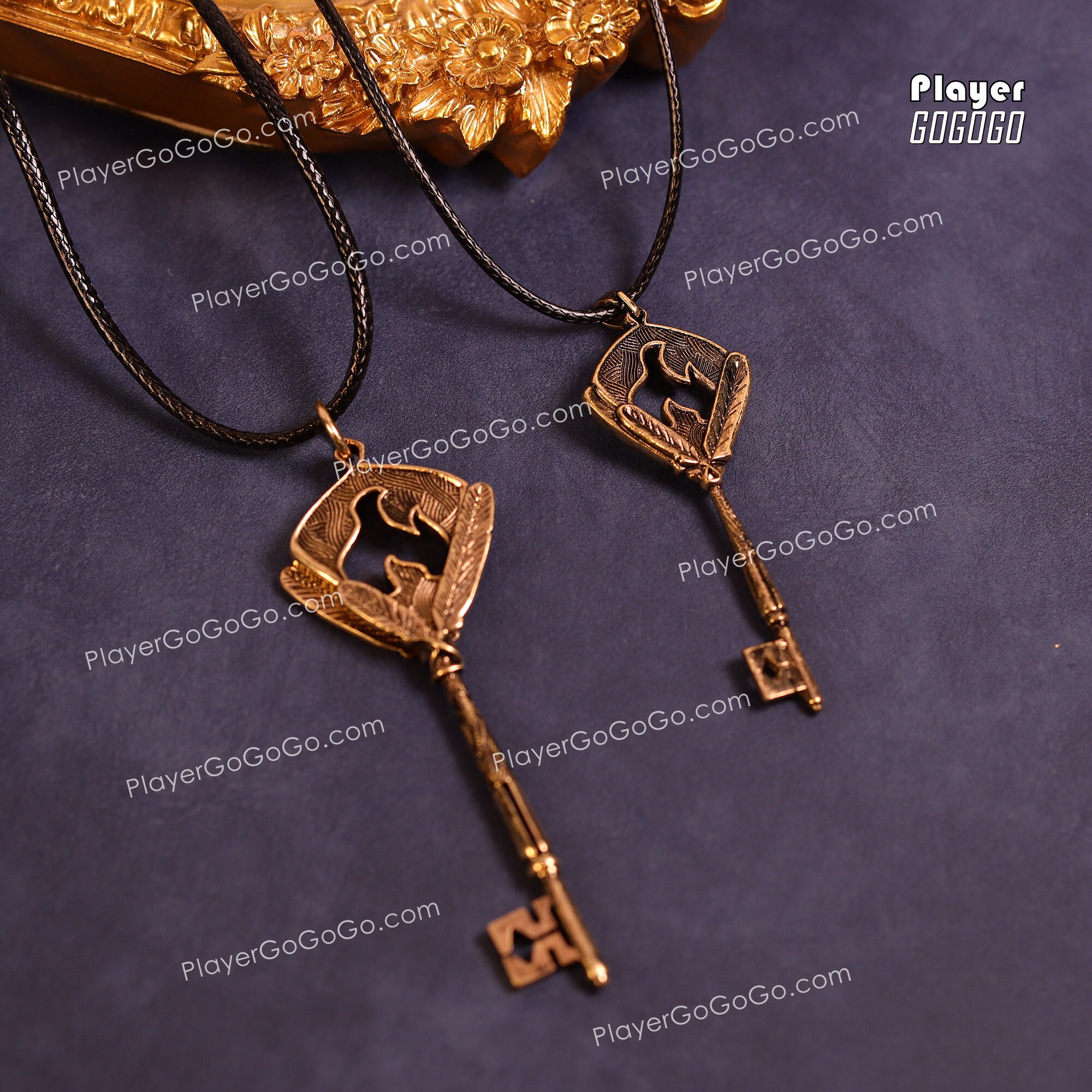 Tears of Themis Raven Key Pendant Necklace, TOT Luke Pearce