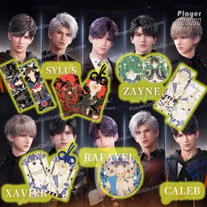 Love and Deepspace Fanart Coin, Embroidered Amulet, Holo Card, Badge, LADS Figurine Zayne, Rafayel, Xavier, Caleb, Sylus 黎深 秦徹 沈星回 祈煜 戀與深空