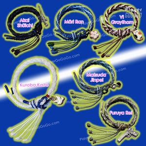 Woven Bracelet Length Adjustable Conan, Kuroba Kaito, Akai, Mori Ran, Matsuda, Vi Graythorn, Furuya Rei, Detective Accessories