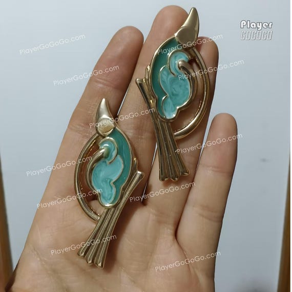 アクセサリー zzz Zenless Zone Zero Astra Yao Earrings for Cosplay and Daily Wear