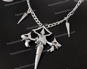 Collar colgante de cumpleaños Love and Deepspace Sylus, cobre hecho de alta calidad LADS Sylus Jewelry 秦徹 戀與深空 シン 진운