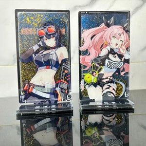 High Quality Zenless Zone Zero Liquid Standee, Shaker Figures of Soldier 11, Grace Howard, Ellen Joe, Corin, Von Lycaon, Nicole