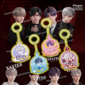 Love and Deepspace Sports Meeting Medal Charm Zayne, Rafayel, Xavier, Sylus, High Quality Enamel Pin Sylus 黎深 秦徹 沈星回 祈煜 戀與深空