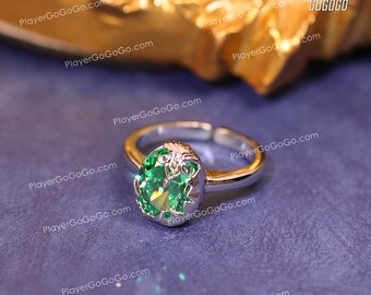 Gemstone Made Honkai: Star Rail Ten Stonehearts 調節可能なリング