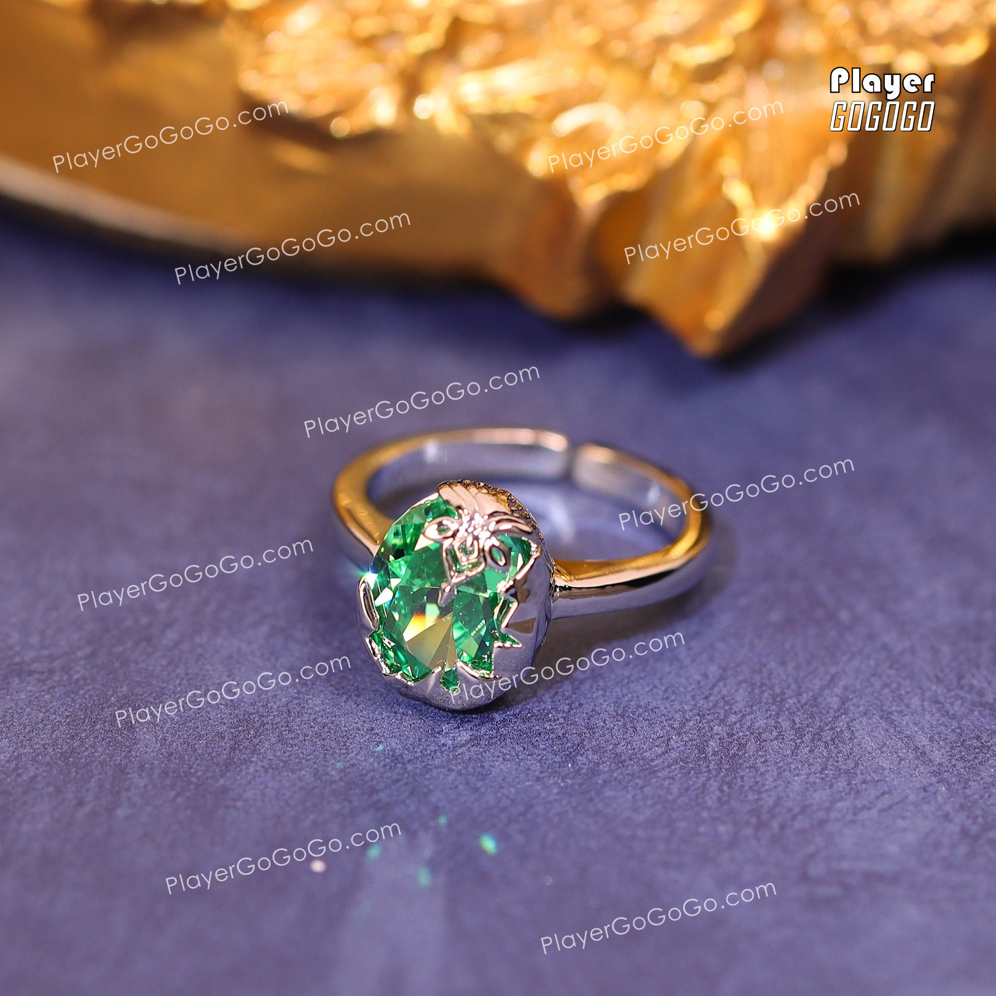 Gemstone Made Honkai: Star Rail Ten Stonehearts 調節可能なリング