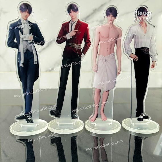黄星邱鼎杰関連グッズ　14点全セット　LOVEFUN Love and Deepspace Standee Zayne, Rafayel, Xavier, LADS Figurine