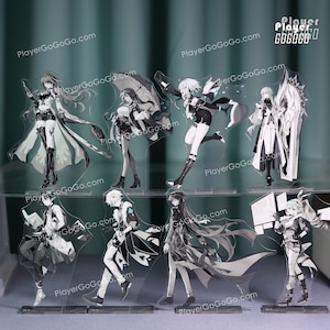Honkai: Star Rail Acrylic Standee Kafka, Silver Wolf, Aventurine, Blade, Dr. Ratio, Luocha, Acheron, Topaz, Milimalism Style HSR Figures