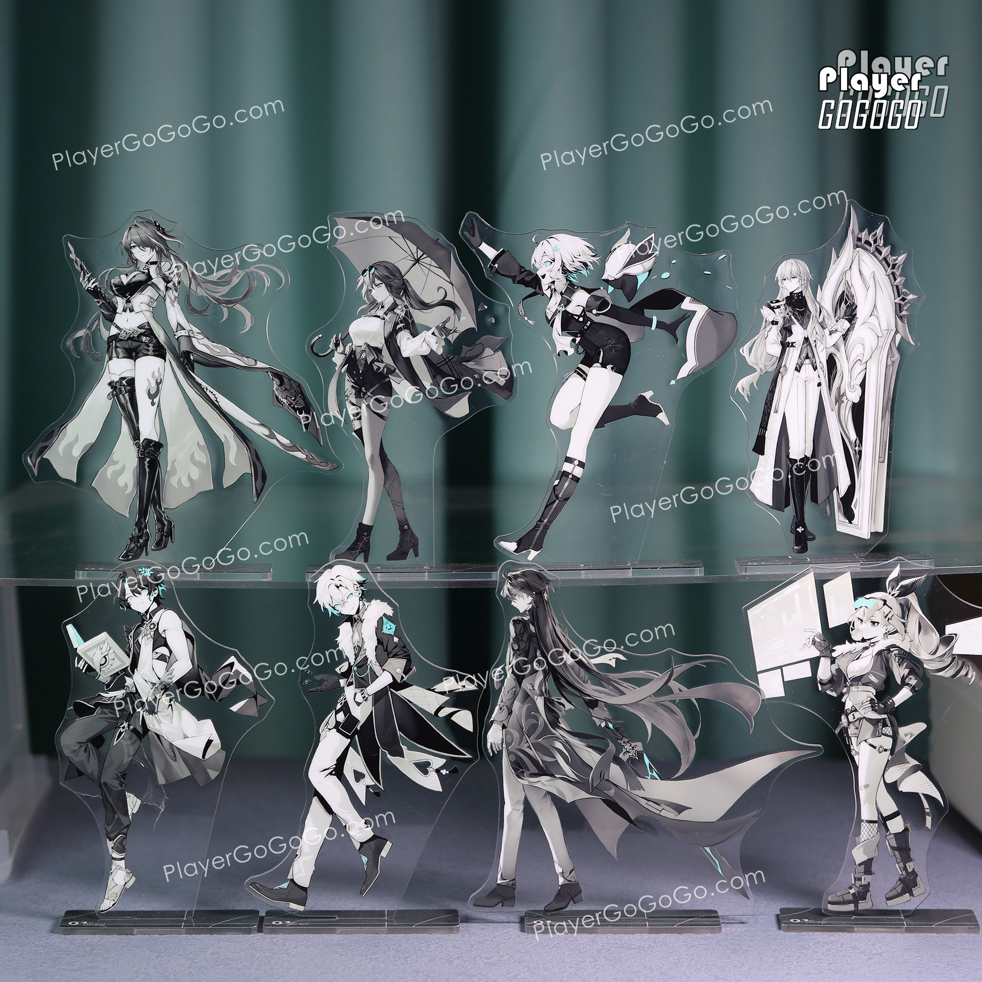 Honkai: Star Rail Acrylic Standee Kafka, Silver Wolf, Aventurine