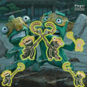 Ne Zha Barrier Beasts Enamel Refrigerator Magnet Set of 2
