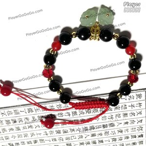 Mo Dao Zu Shi Wei Wuxian Beaded Bracelet Length Adjustable, Natural Gemstones Made Modaozushi Bracelet The Untamed, Custom Accepted  魔道祖師 魏婴