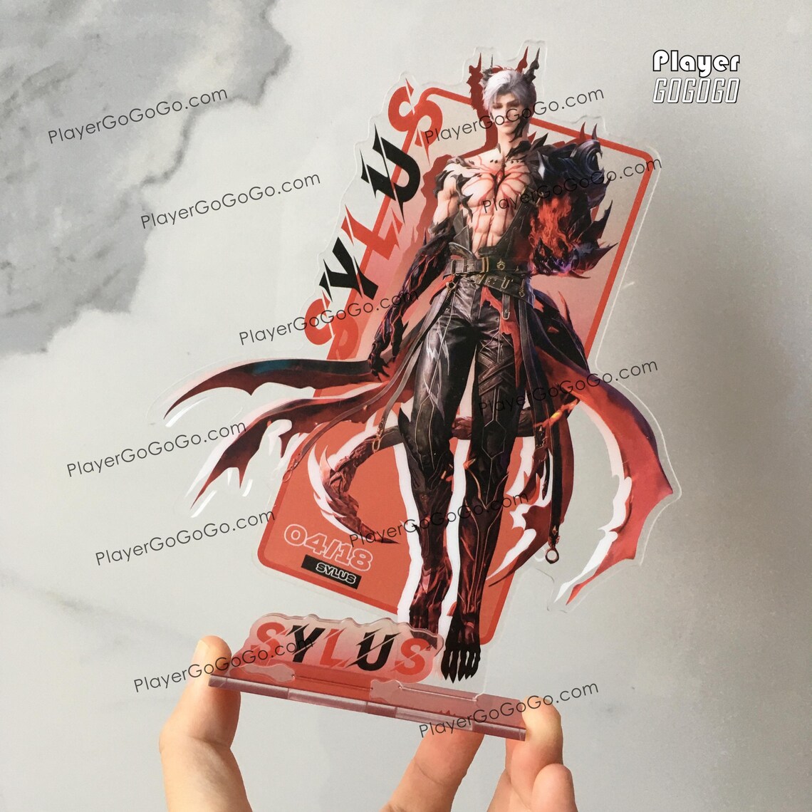 Porte-clés Love Deepspace Sylus Qingche – Thème Anges & Démons, Figurine Cosplay En Alliage De Zinc Et Acrylique, Accessoire Cool Pour Sac Et Clés, Cadeau Fan