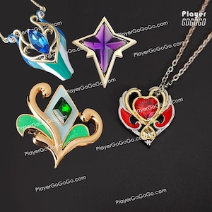Lyna Hair Pin, Talia Necklace, Carissa Star Pin & Iris Heart Pendant Necklace, High Quality Heart Jewelry