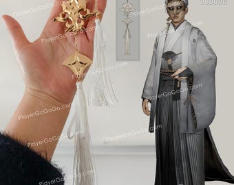 Kolczyki Kotoyuki Tsuneki do cosplayu i codziennego noszenia, nakładane/zapinane * Pojedyncze, akcesorium do cosplayu w kształcie maski lisa