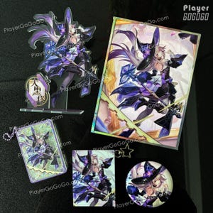 Honkai: Star Rail The Herta Art Print-standaard, sleutelhanger, shaker-bedel, badge, holografische kaart, The Herta HSR マダム・ヘルタ 더 헤르타
