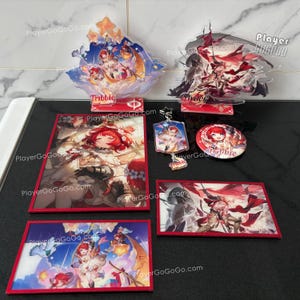 Honkai: Star Rail Tribbie & Mydei Art Print - standaard, sleutelhanger, badge, acrylkaart