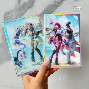 Honkai: Star Rail Holo Card of All Characters Sparkle, Aventurine, Kafka, Acheron, Robin, Blade, Silver Wolf, Boothill, Firefly, HSR Figures