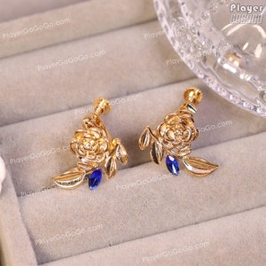 FF14 Edenmorn Earrings * A Pair for Both Cosplay & Daily Use Pushback / Clip-On
