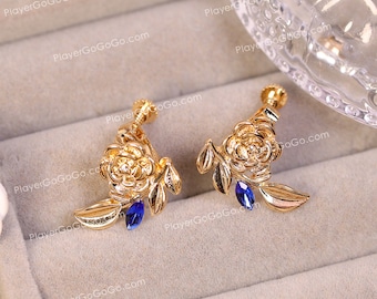 FF14 Edenmorn Earrings * A Pair for Both Cosplay & Daily Use Pushback / Clip-On