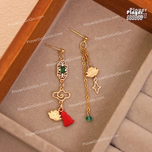 Honkai: Star Rail Dan Heng Imbibitor Lunae Fanart Earrings for Daily Wear, DHIL HSR Jewelry Accessories