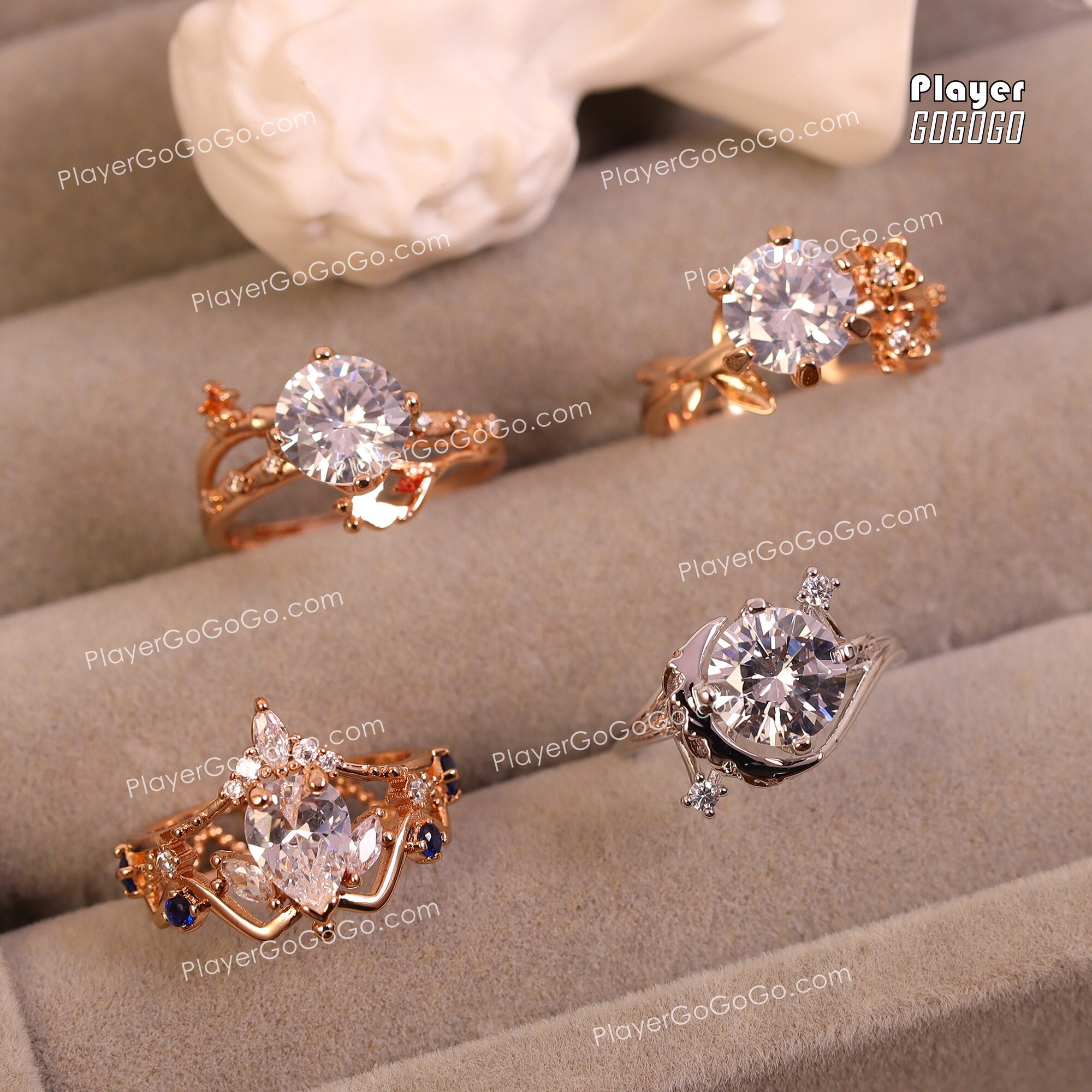 Tears of Themis Adjustable Ring, Copper Made TOT Jewelry Raven
