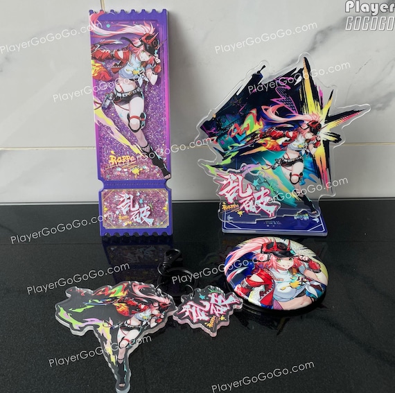 Honkai: Star Rail Rappa Art Print Set - Standee, Charm, Shaker