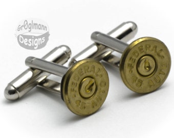 Cufflinks - Federal 45s Bullets
