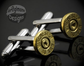 Cufflinks - Winchester 40 Bullets