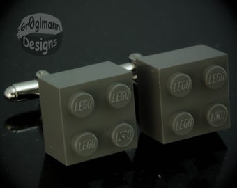 Gray Brick Cufflinks