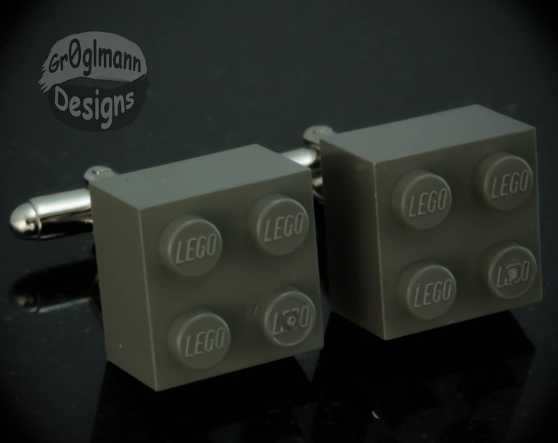 Gray Brick Cufflinks image 1