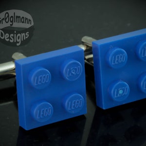 Blue Brick Cufflinks image 1