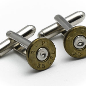 Cufflinks Remington 38s Bullets image 1