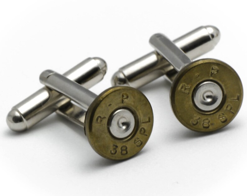 Cufflinks Remington 38s Bullets image 1