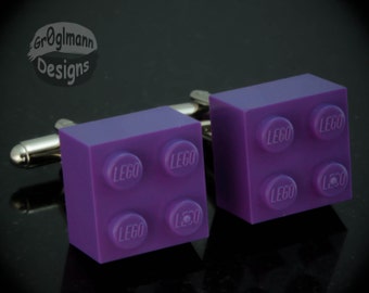 Purple Brick Cufflinks