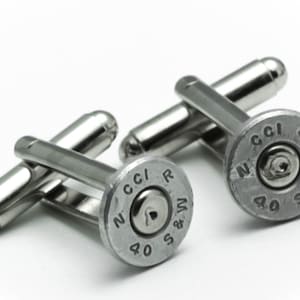 Cufflinks - Smith Wesson 40s Bullets