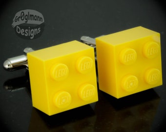 Yellow Brick Cufflinks