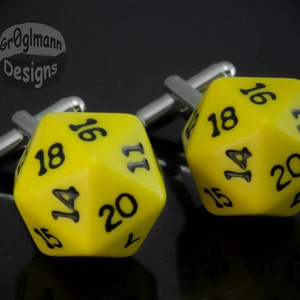 Cufflinks - D20