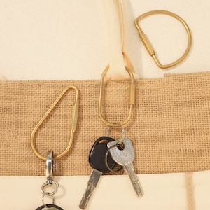 Unique Carabiner Keychain, Safety Key Carabiner Hook, Keychain Holder, Carabiner Keychain For Key Organizer