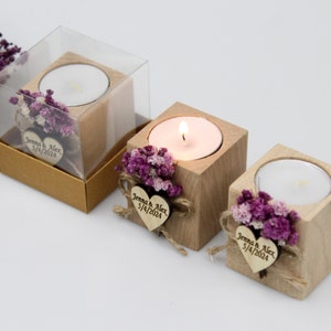 Bomboniere BULK per ospiti / Bomboniere personalizzate per candele per ospiti / Bomboniere rustiche / Bomboniere per feste / Bomboniere uniche