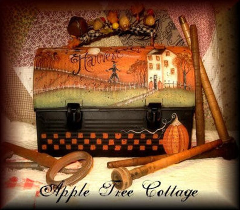 Apple Tree Cottage Original Design E Pattern Harvest Etsy