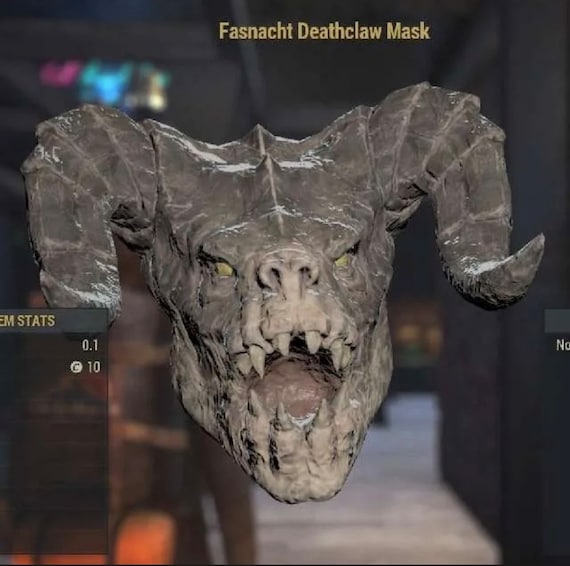 Fasnacht Deathclaw Mask - Xbox - Etsy
