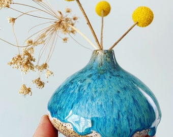 Beach Inspired Ceramic Bud Vase- MADE TO ORDER